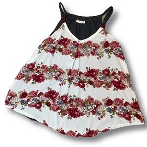 XL rewind flowy floral tank
